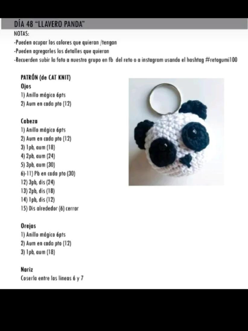 Patrón de Amigurumi: Cerezos en 100 Días de Reto