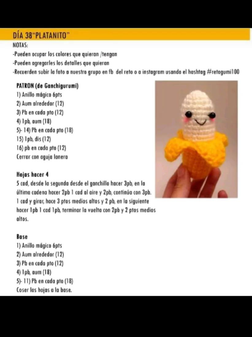 Patrón de Amigurumi: Cerezos en 100 Días de Reto