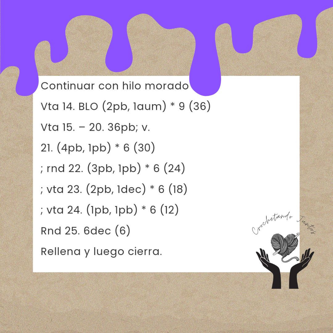 Patrón de amigurumi de cono de helado para llaveros