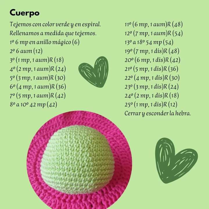 Patrón de amigurumi de monstruo adorable para principiantes