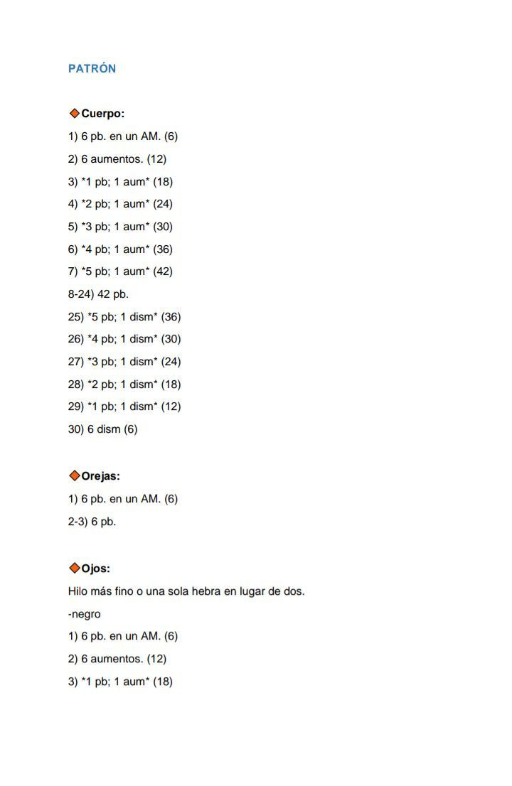 Patrón de amigurumi de perro amarillo gratis para principiantes