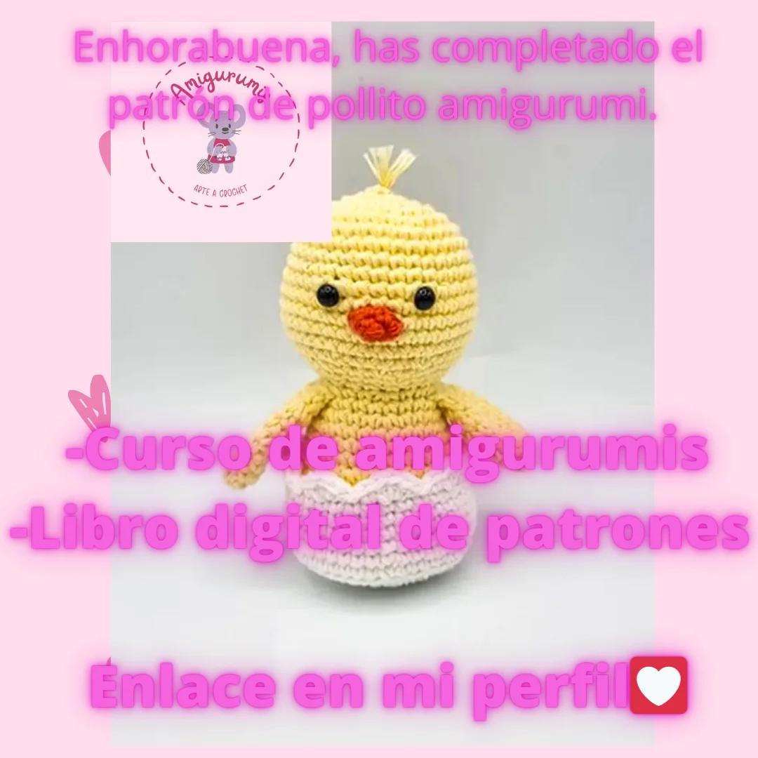 Patrón de Amigurumi de Pollito en Huevo para Crochet Creativo