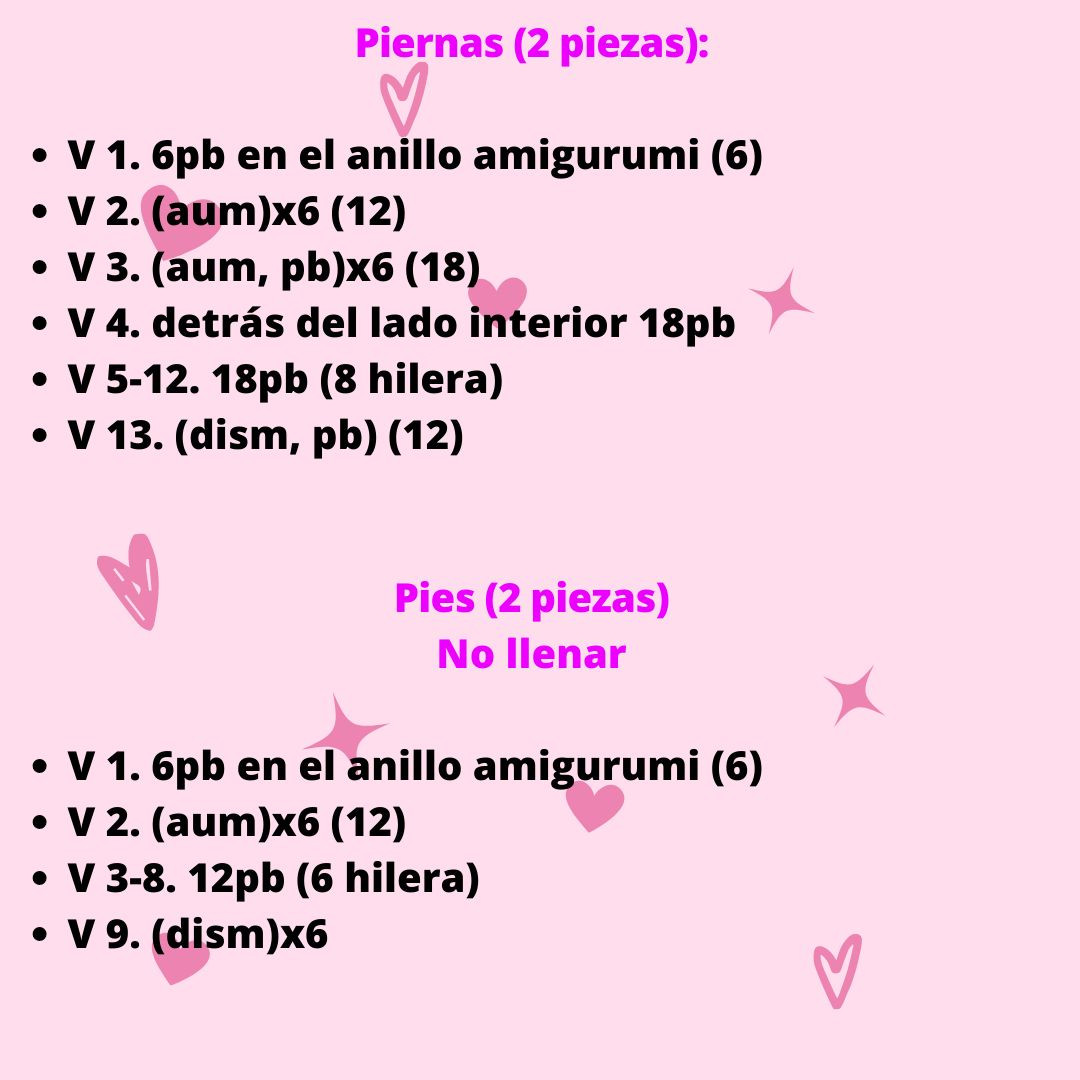 Patrón de Amigurumi de Stitch para tejer a crochet