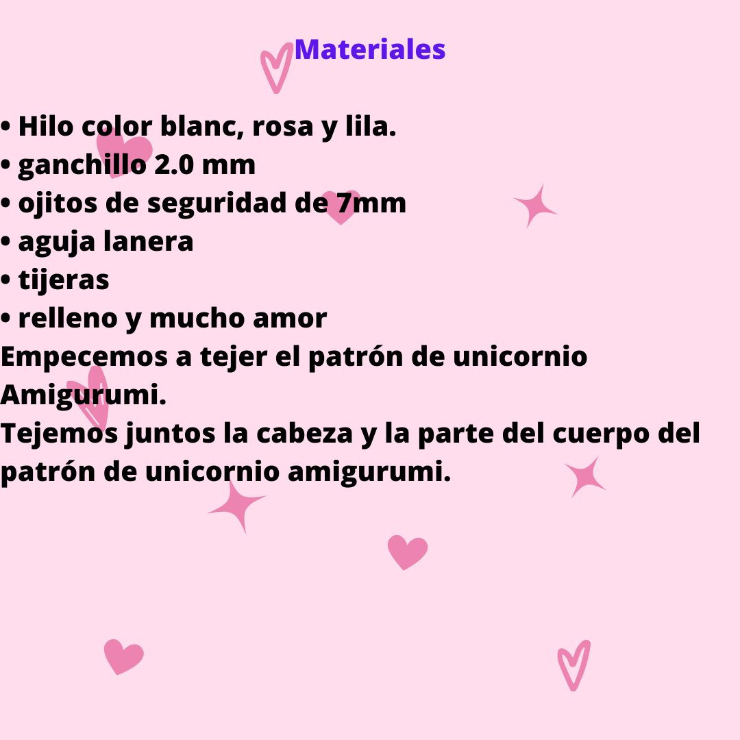 Patrón de Amigurumi de Unicornio Encantador y Fácil de Hacer