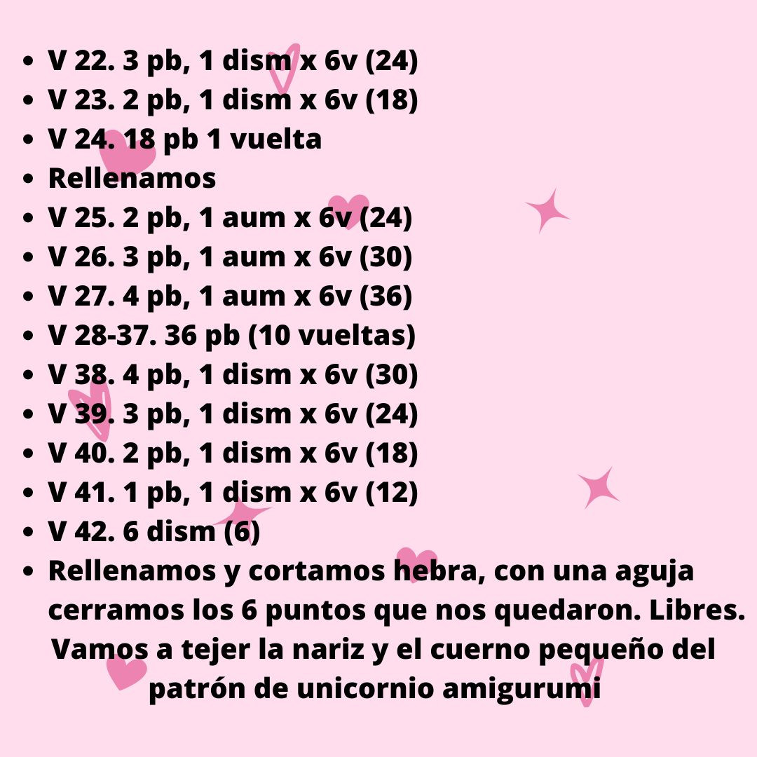 Patrón de Amigurumi de Unicornio Encantador y Fácil de Hacer