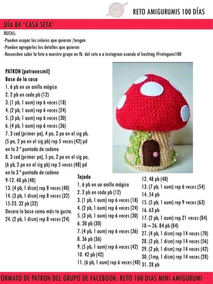 Patrón de amigurumi: Día 24 - Caracol adorable y fácil de tejer