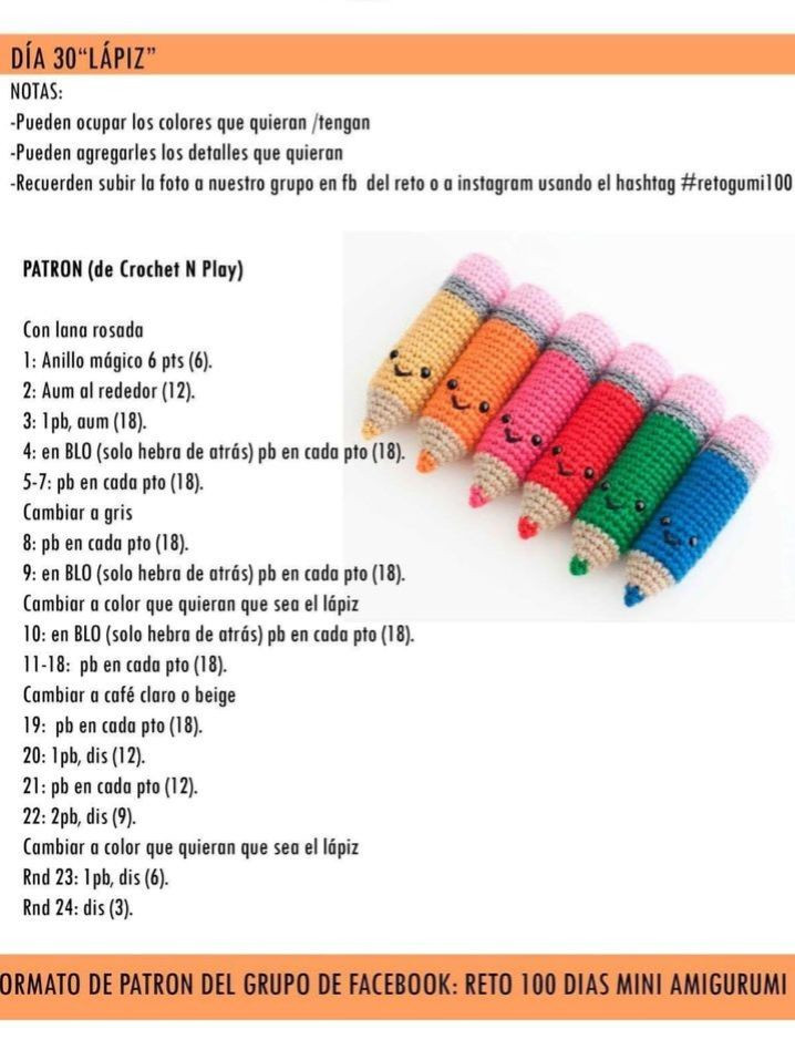 Patrón de Amigurumi: Día 28 Osito Paso a Paso