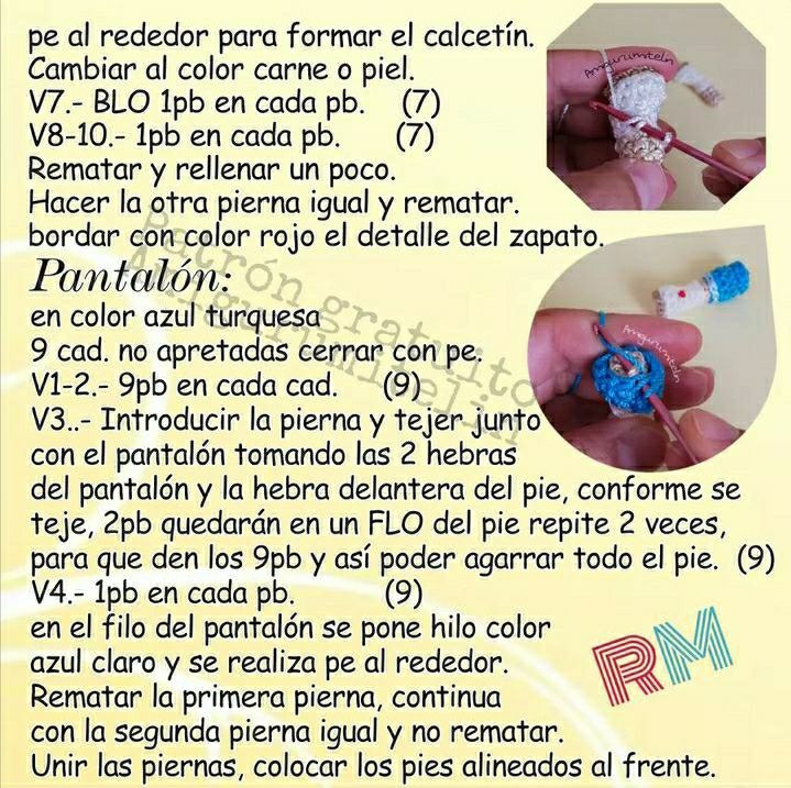 Patrón de Amigurumi Gratis de RM de BTS por Amigurumitelin