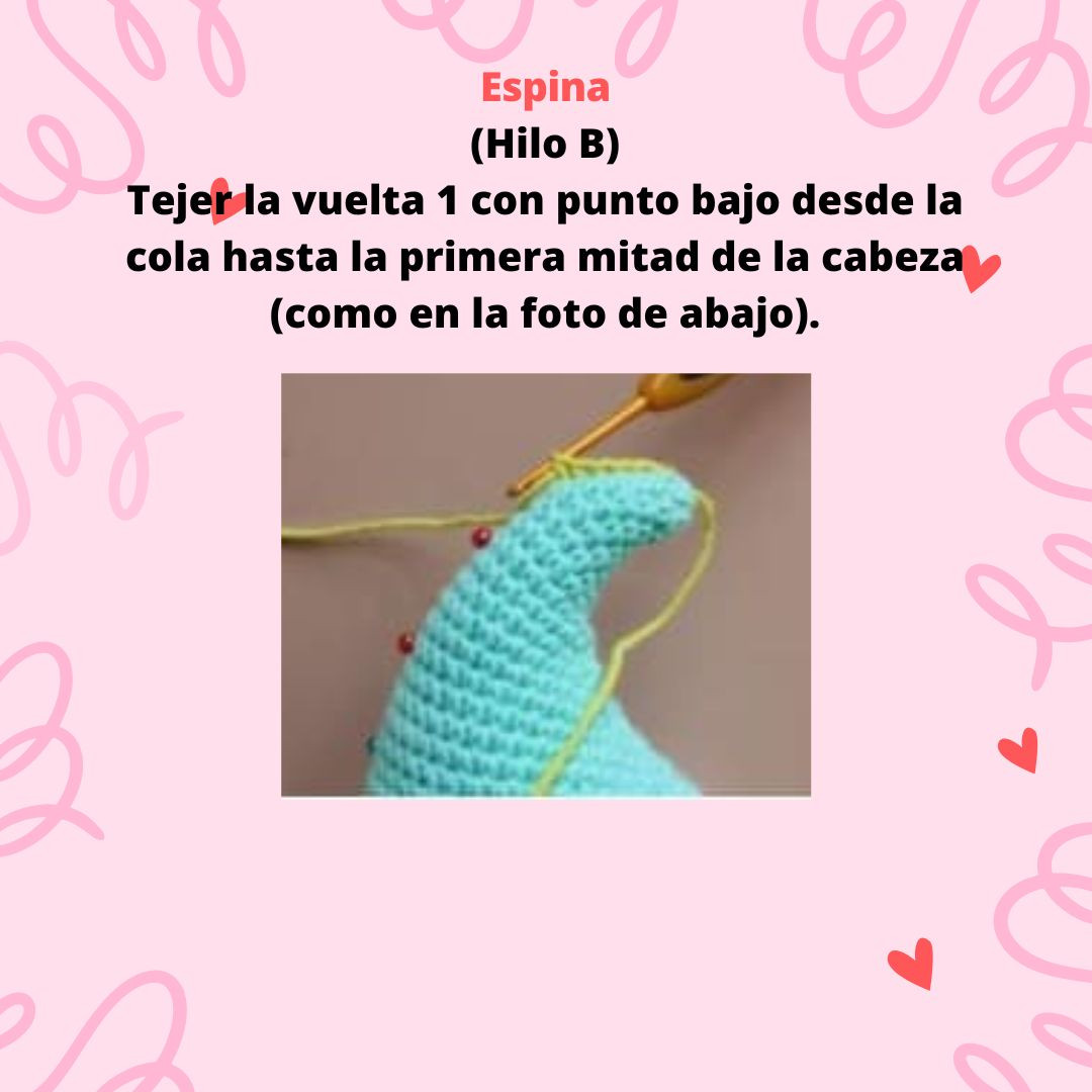 Patrón de amigurumi para hacer un dragón divertido y loco