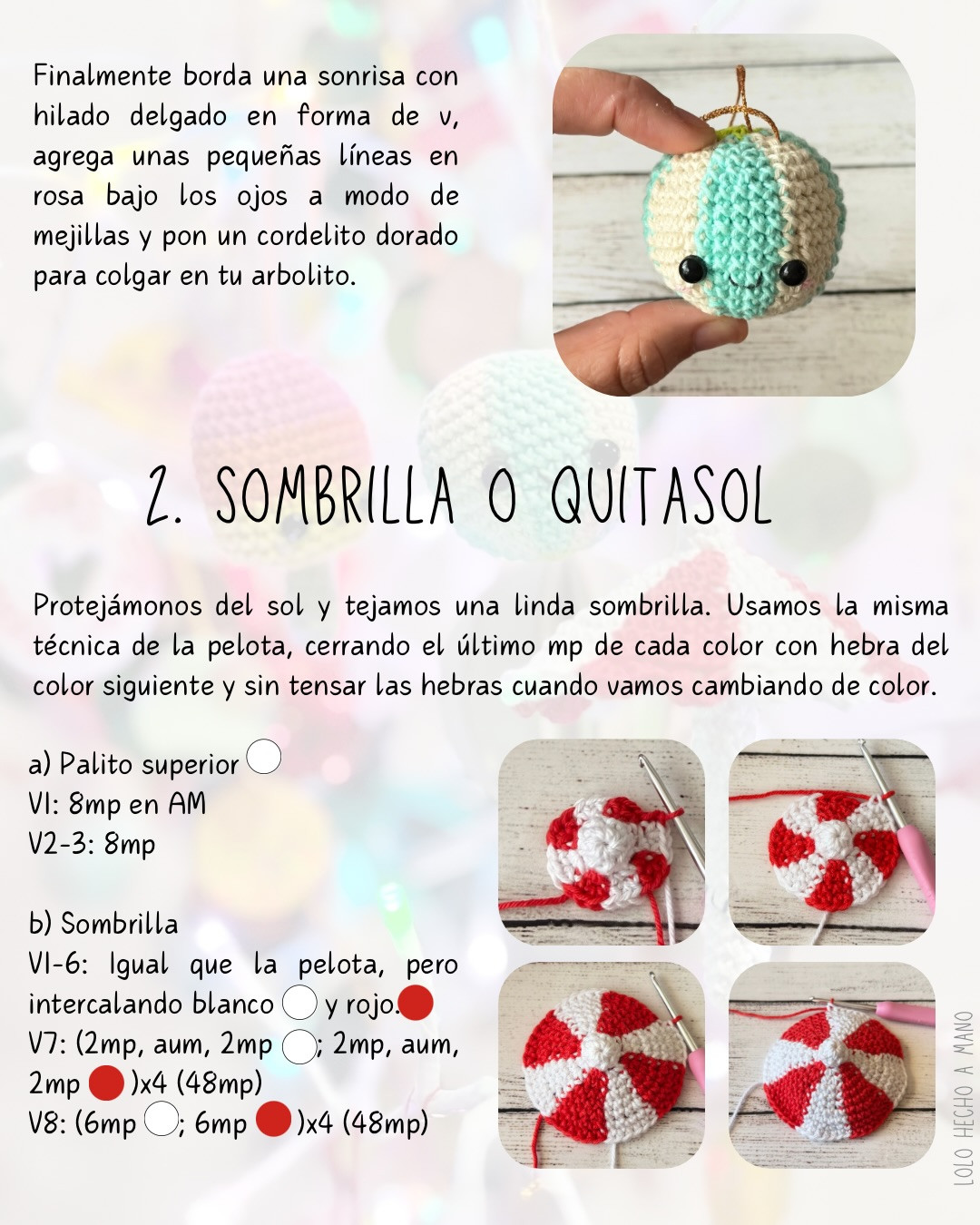 Patrón de Amigurumi para un Día de Playa Creativo y Colorido