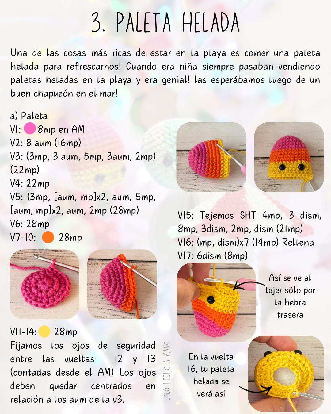 Patrón de Amigurumi para un Día de Playa Creativo y Colorido