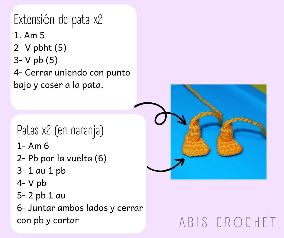 Patrón de amigurumi: Pato bebé fácil de hacer