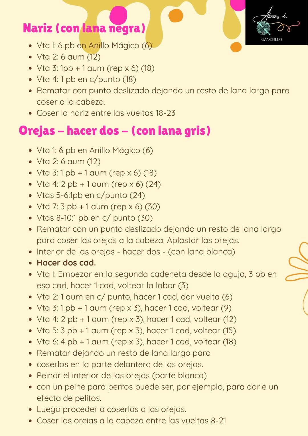 Patrón de Amigurumi: Tierno Oso Koala con Detalles Florales