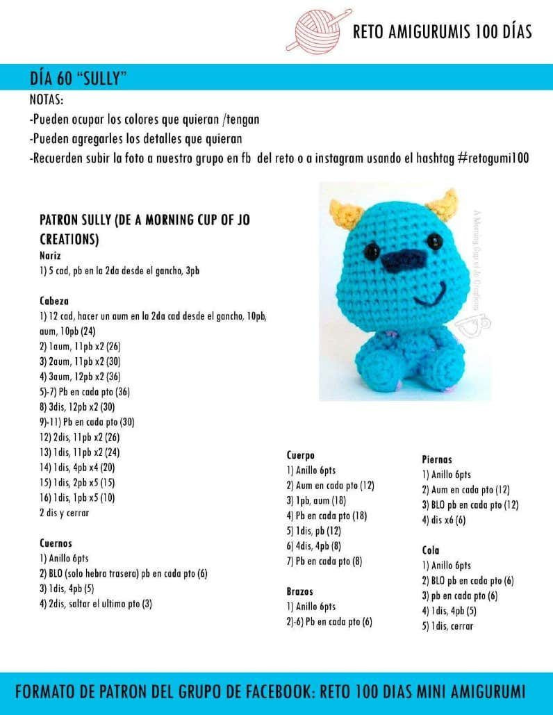 Patrón de amigurumi: Tortuga Steve de Pica Pau, día 52 del reto