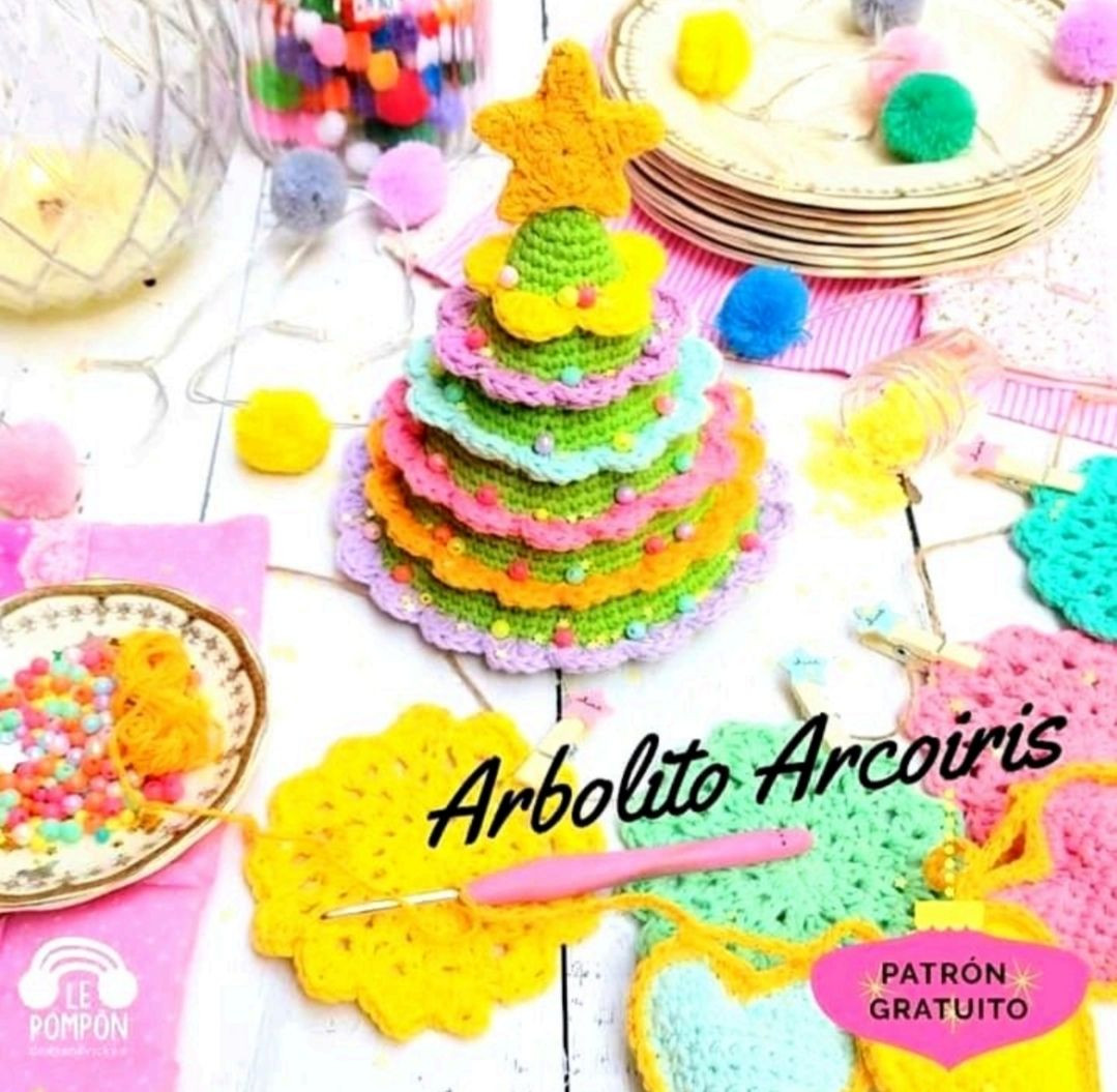 Patrón de Árbol de Navidad a Crochet para Noviembre