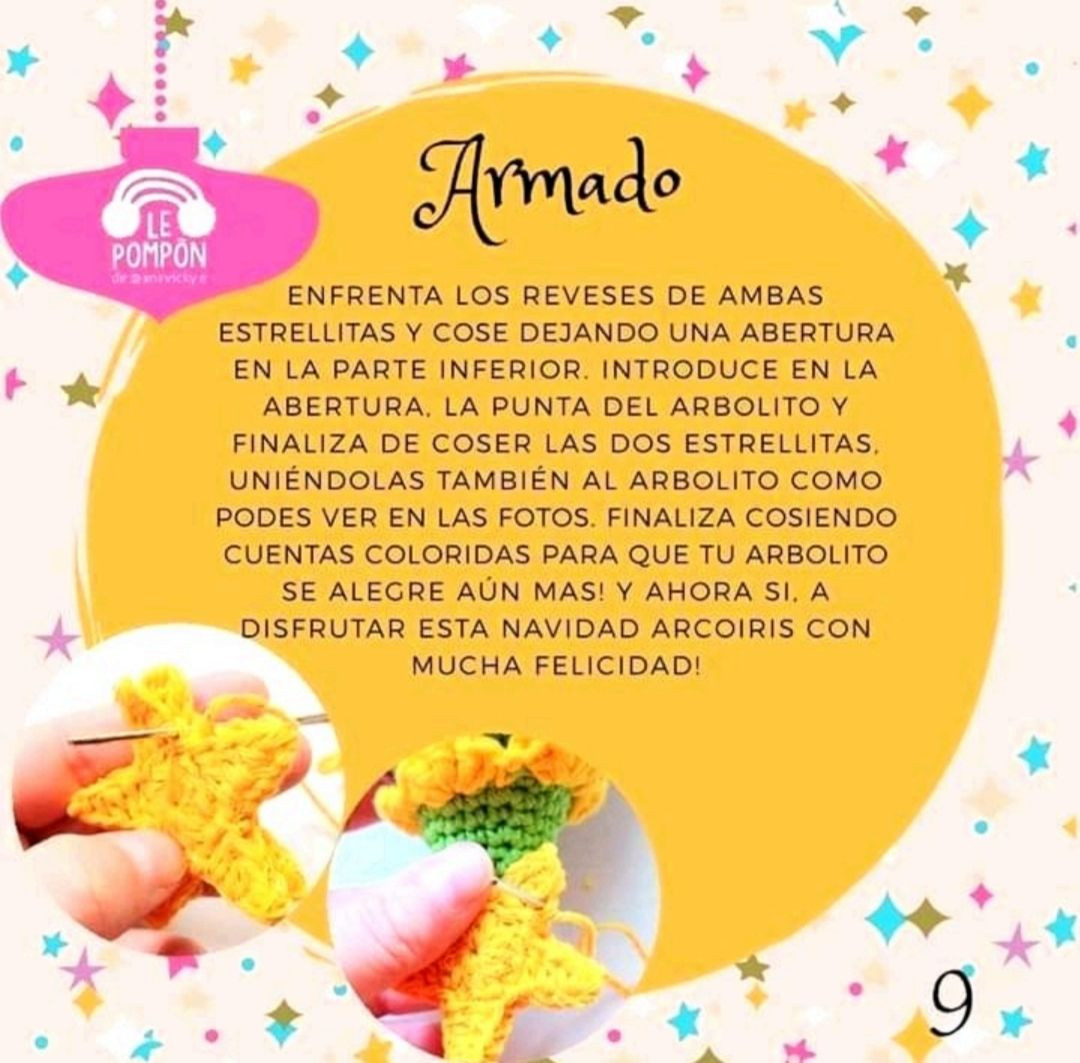 Patrón de Árbol de Navidad a Crochet para Noviembre