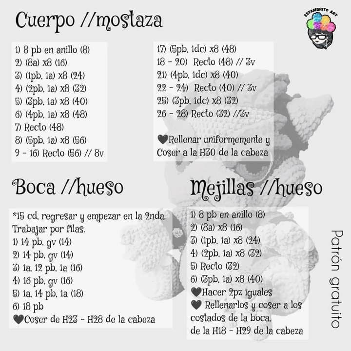 Patrón de Bowser XL: Amigurumi fácil y gratuito