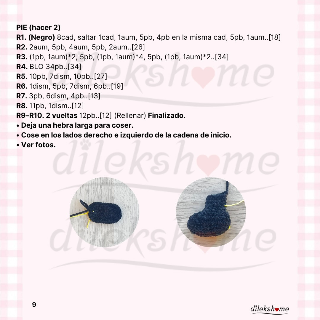 Patrón de Crochet de Papá Noel Gratis y Fácil de Seguir