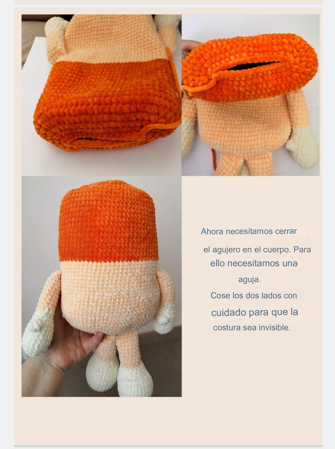 Patrón de crochet para muñecos Azul y Bingo