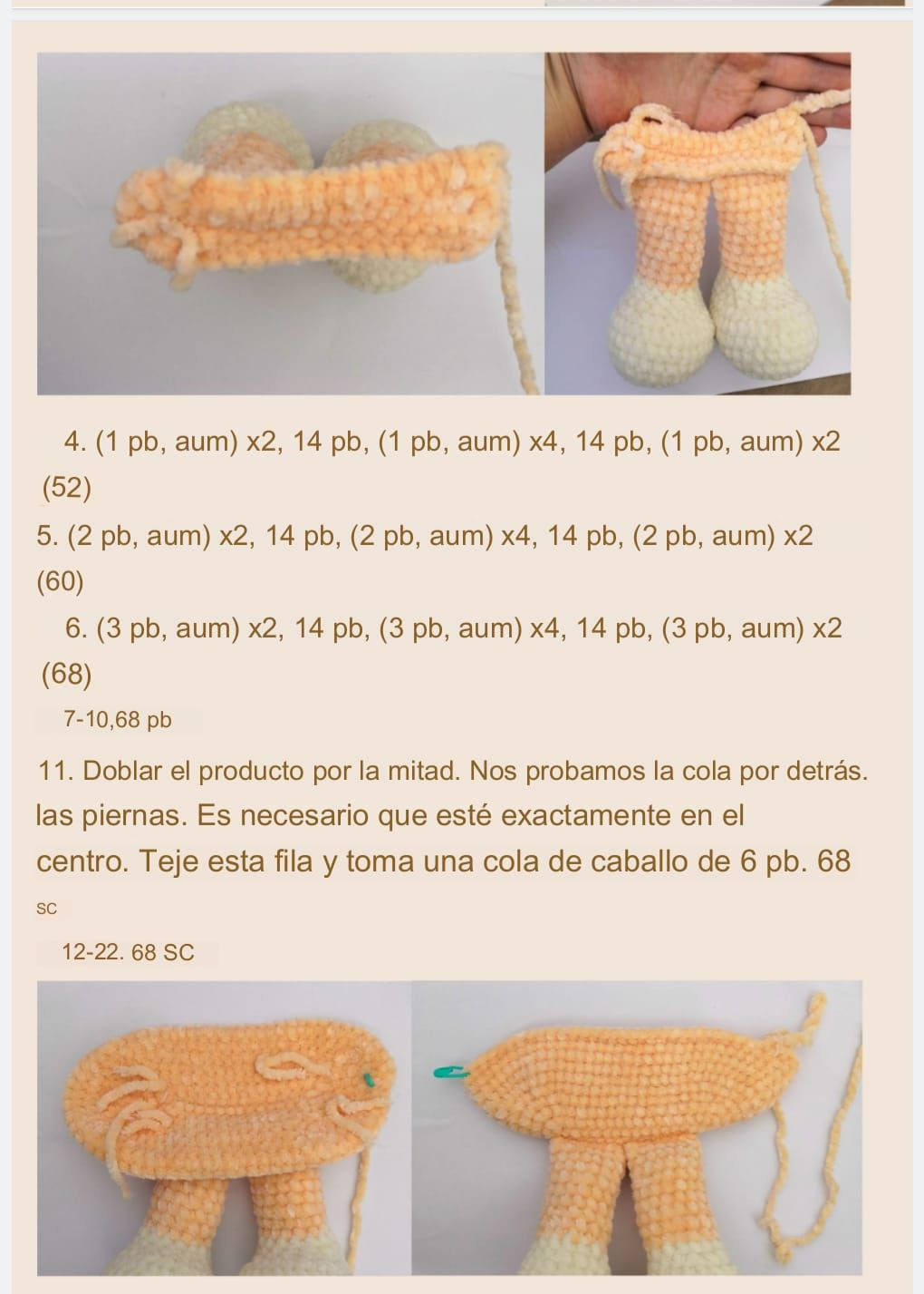 Patrón de crochet para muñecos Azul y Bingo