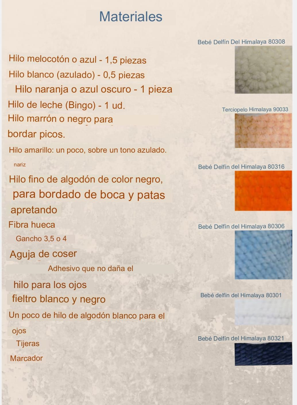 Patrón de crochet para muñecos Azul y Bingo