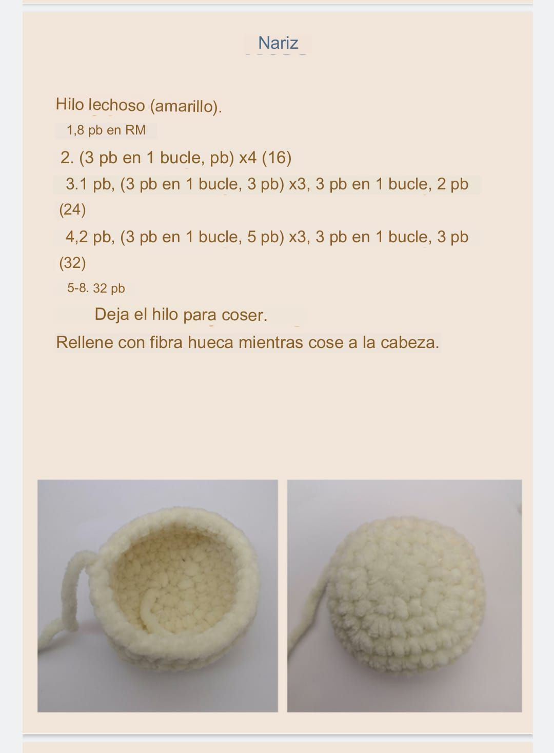 Patrón de crochet para muñecos Azul y Bingo