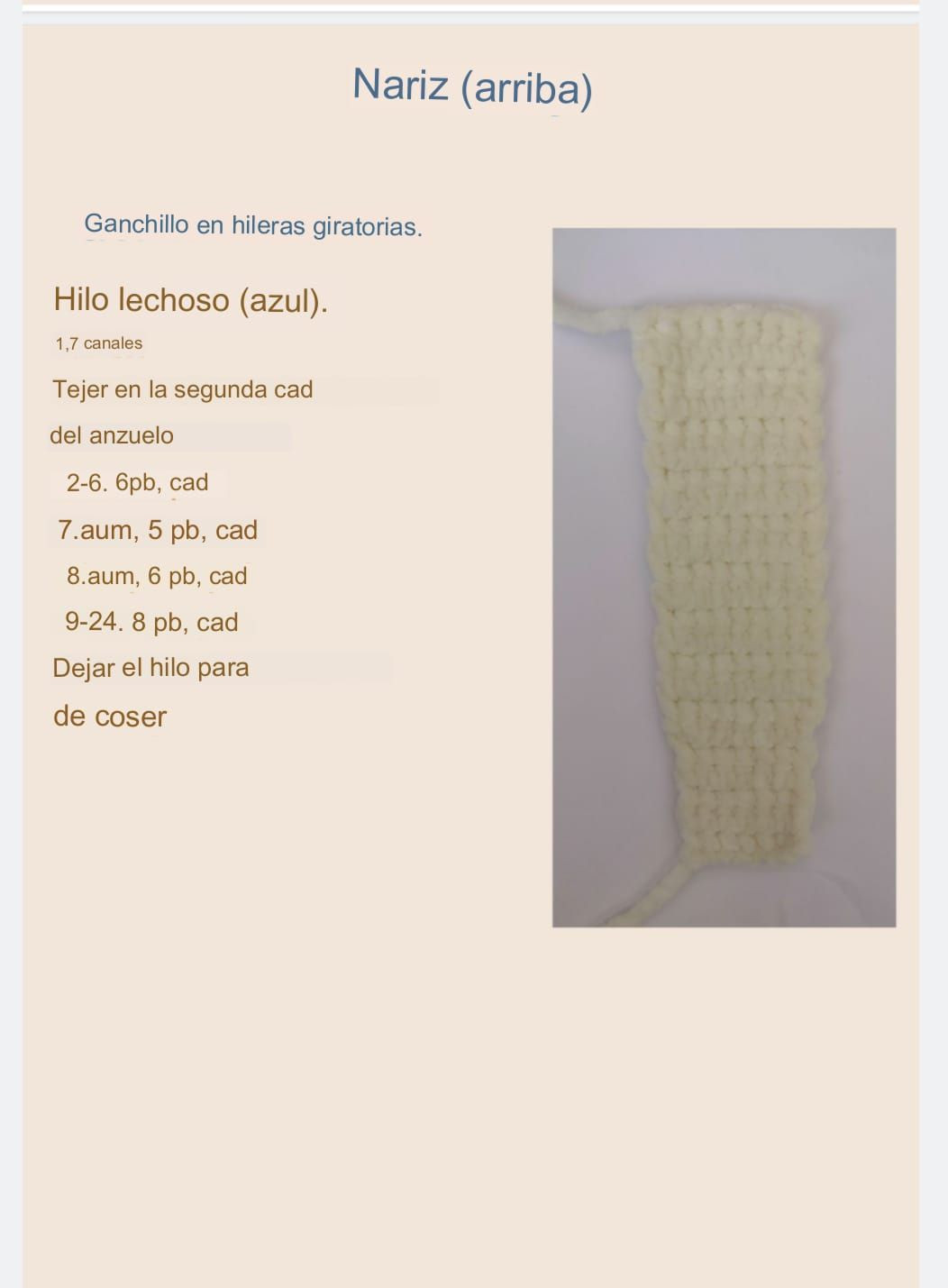 Patrón de crochet para muñecos Azul y Bingo