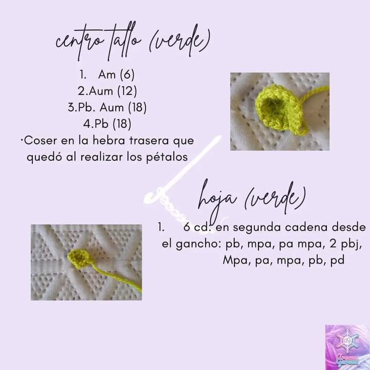 Patrón de Girasol en Maceta: Guía de Crochet Gratis