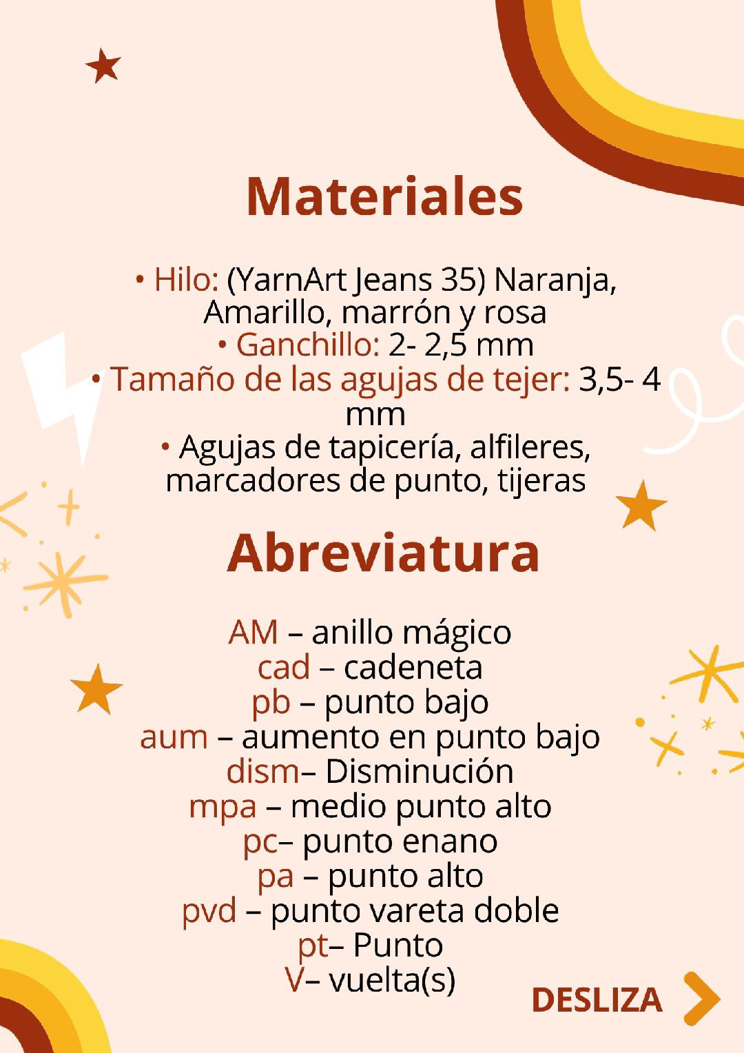 Patrón de León Amigurumi Gratis para Tejer