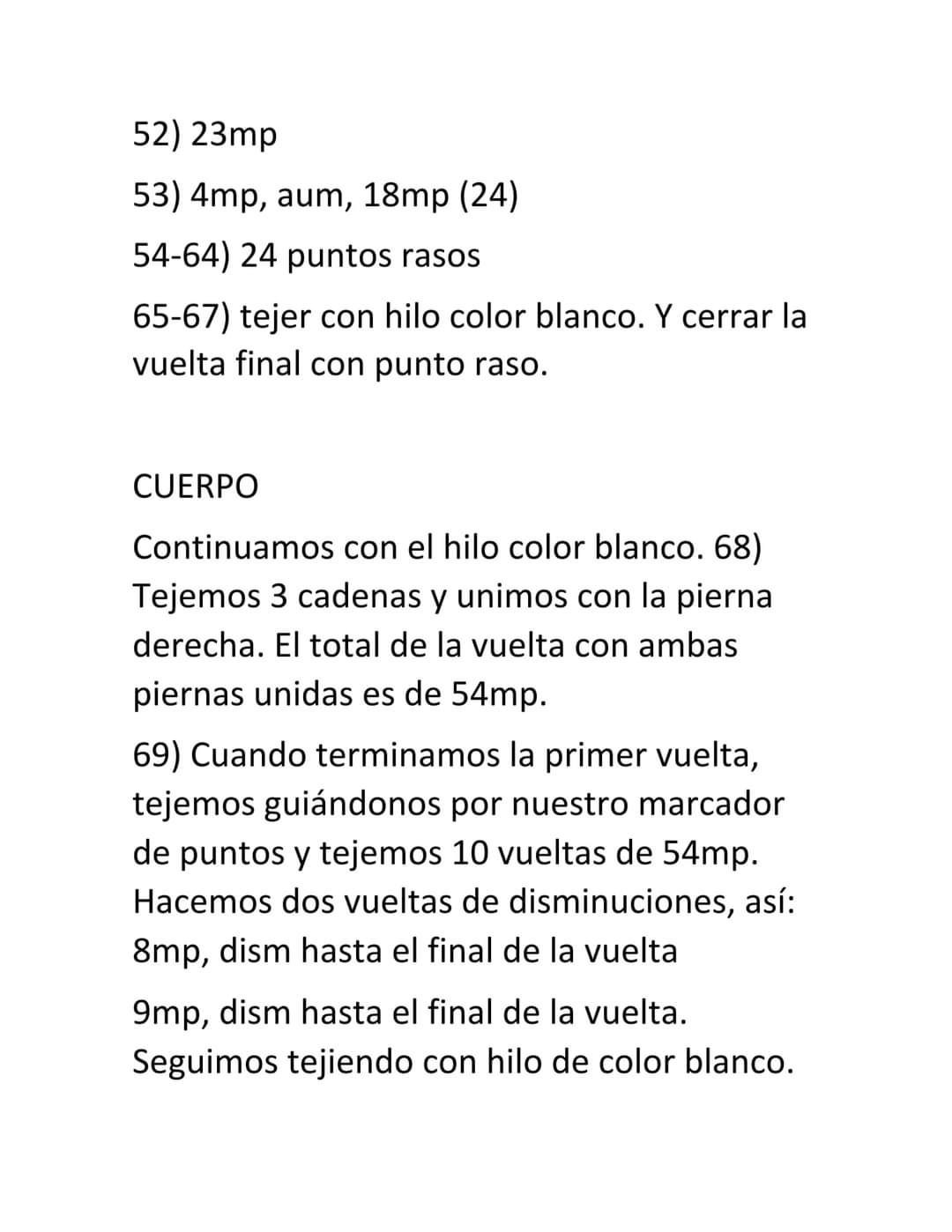 Patrón de Muñeca Denise para Crochet en Estilo Amigurumi