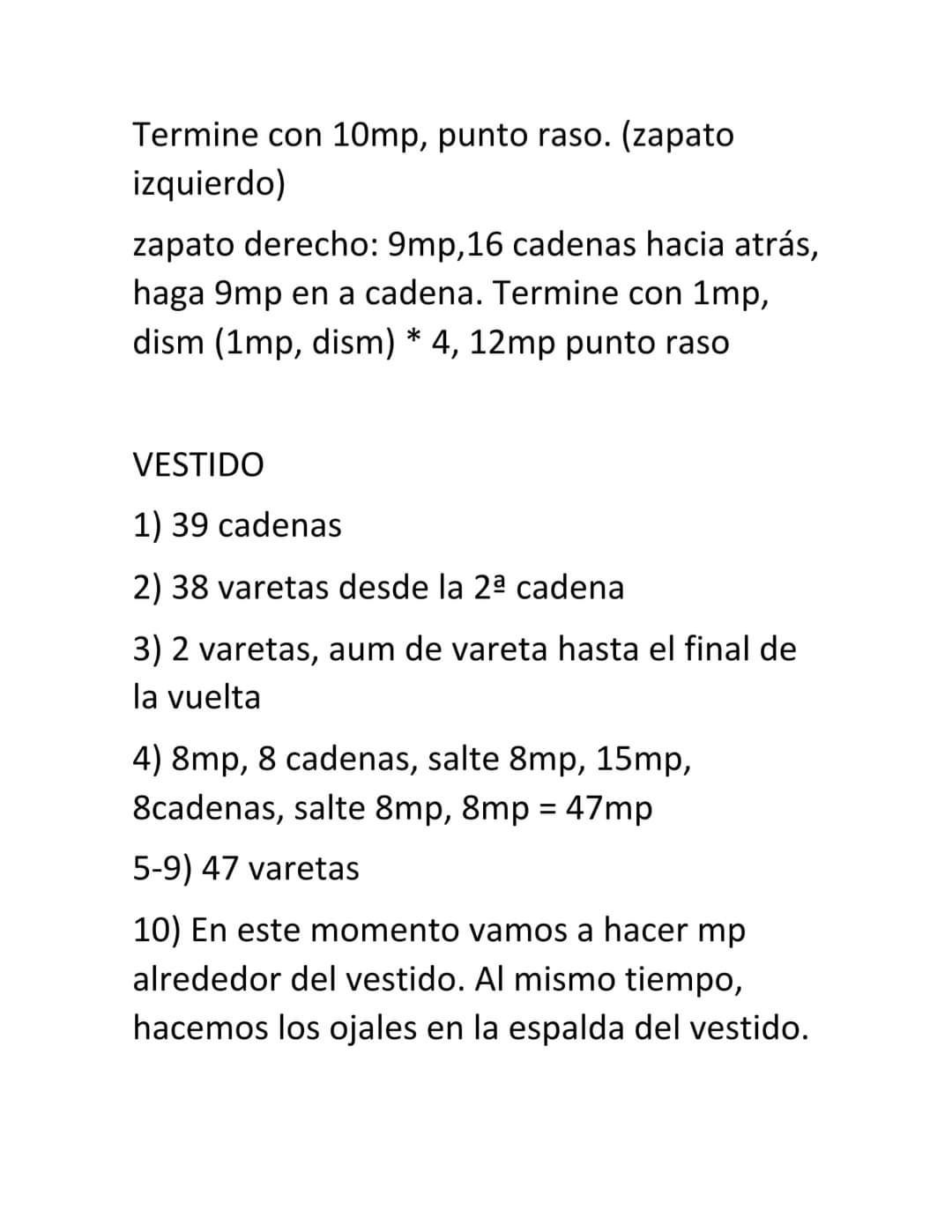 Patrón de Muñeca Denise para Crochet en Estilo Amigurumi