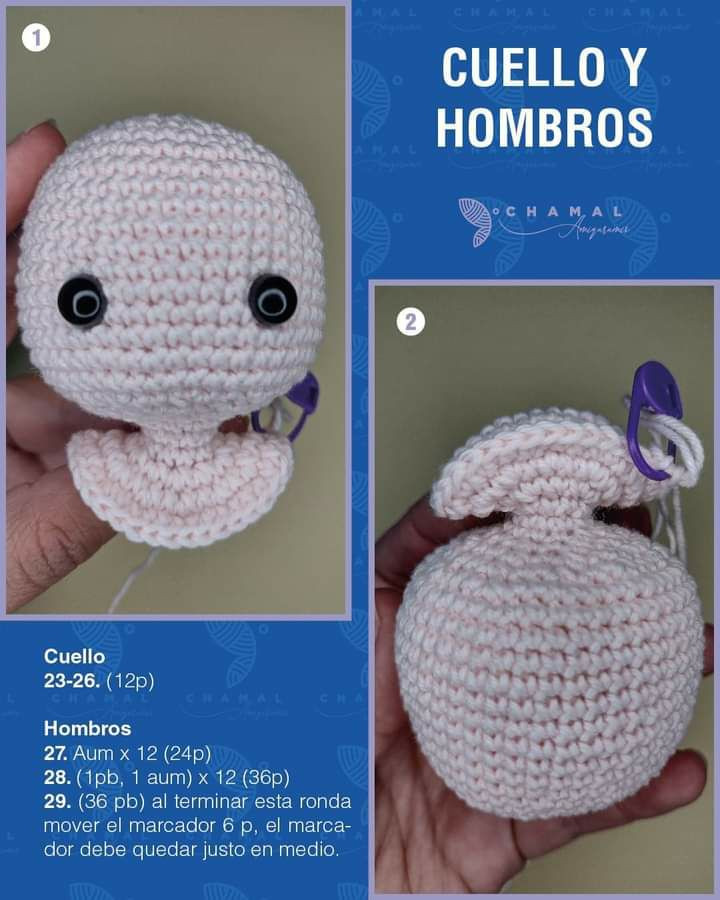 Patrón de muñeca Susana en crochet, nivel intermedio