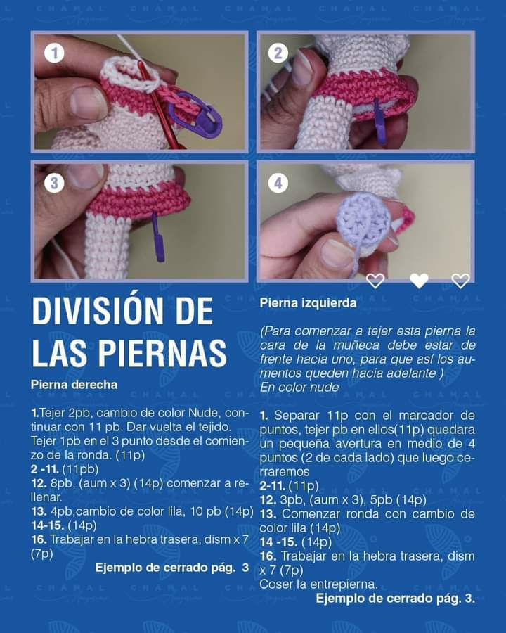 Patrón de muñeca Susana en crochet, nivel intermedio