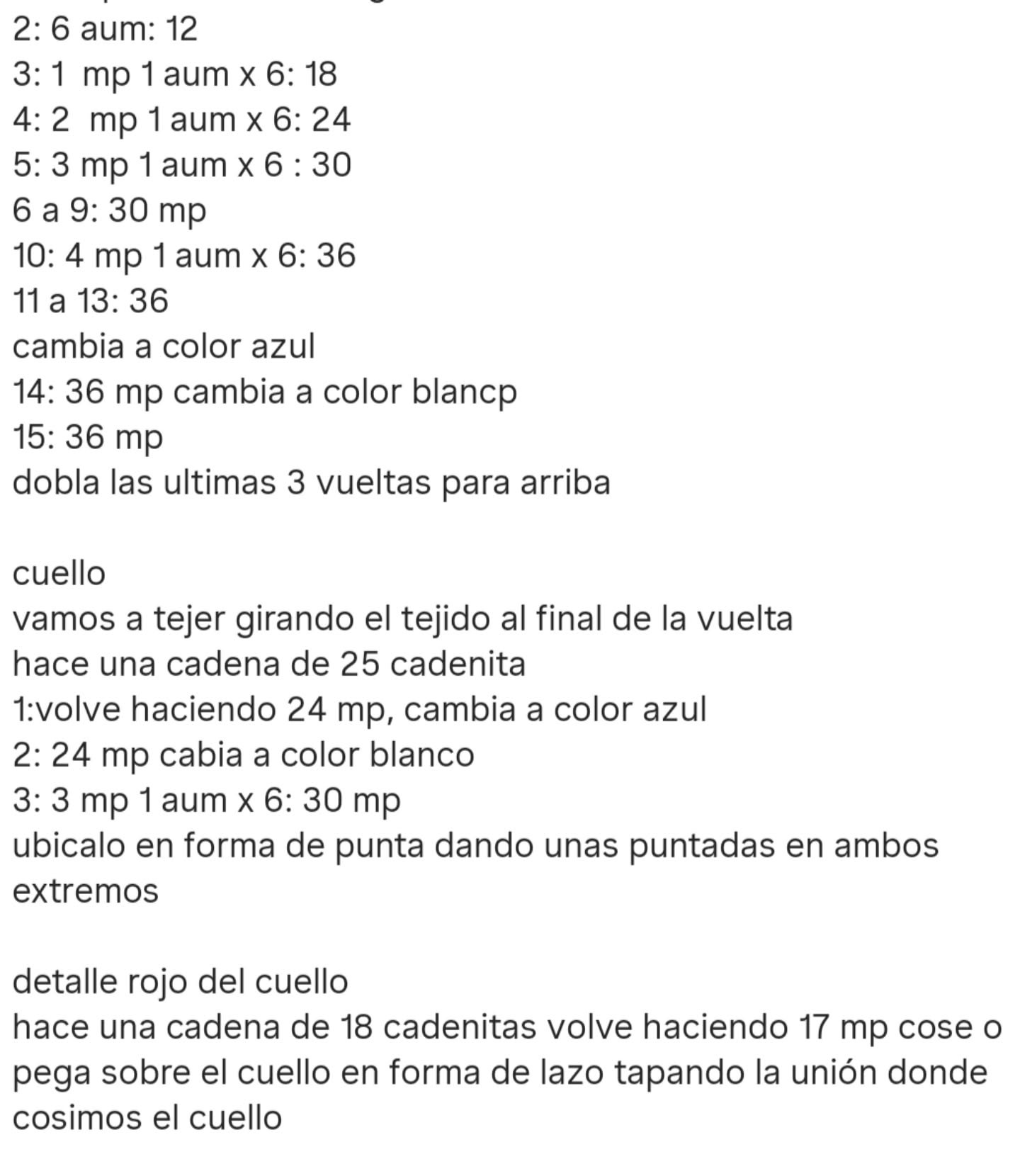 Patrón de oso marinero de ganchillo para principiantes