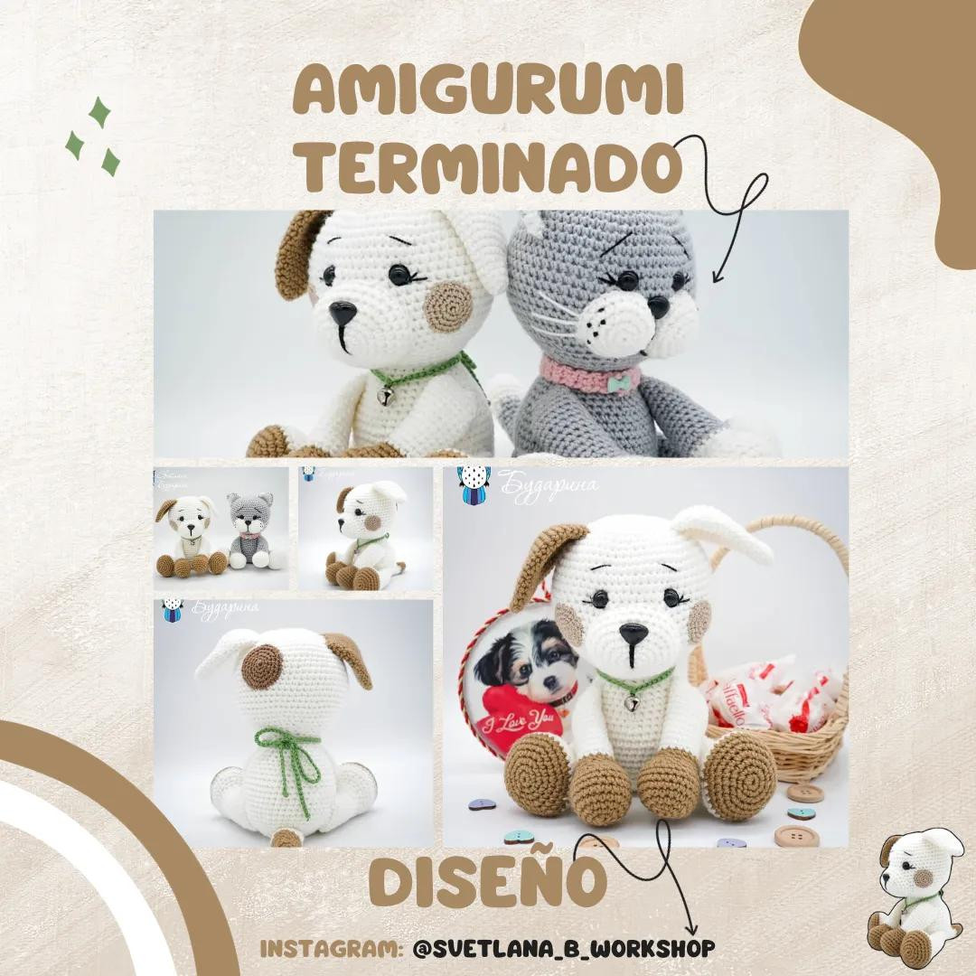 Patrón de Perrito Amigurumi Gratis para Principiantes