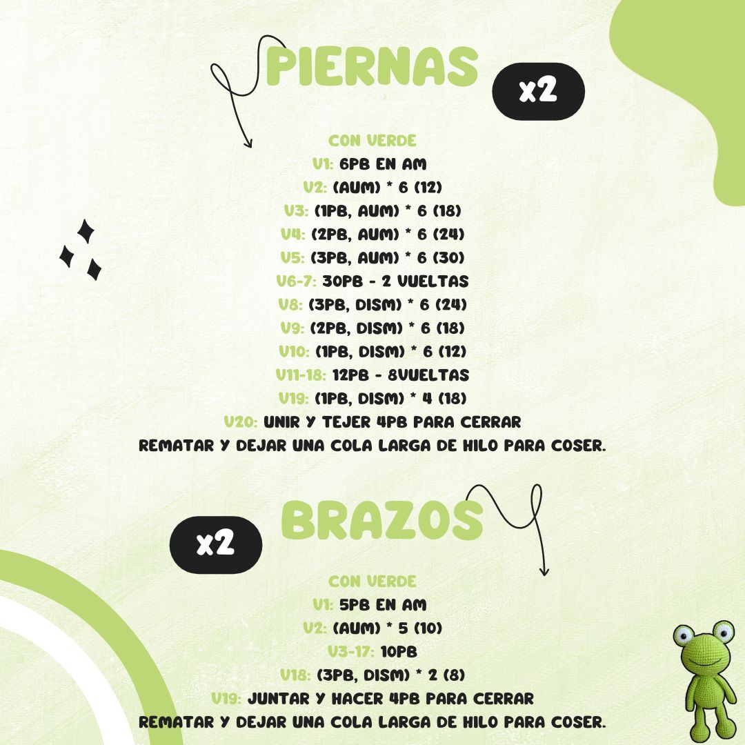 Patrón de Rana Amigurumi Gratis para Tejedores Creativos