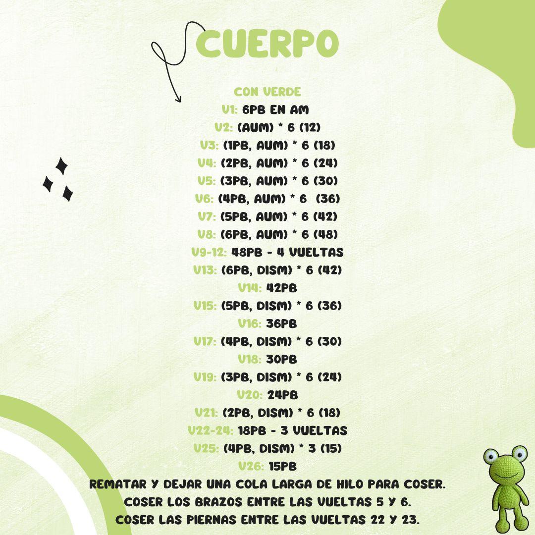 Patrón de Rana Amigurumi Gratis para Tejedores Creativos