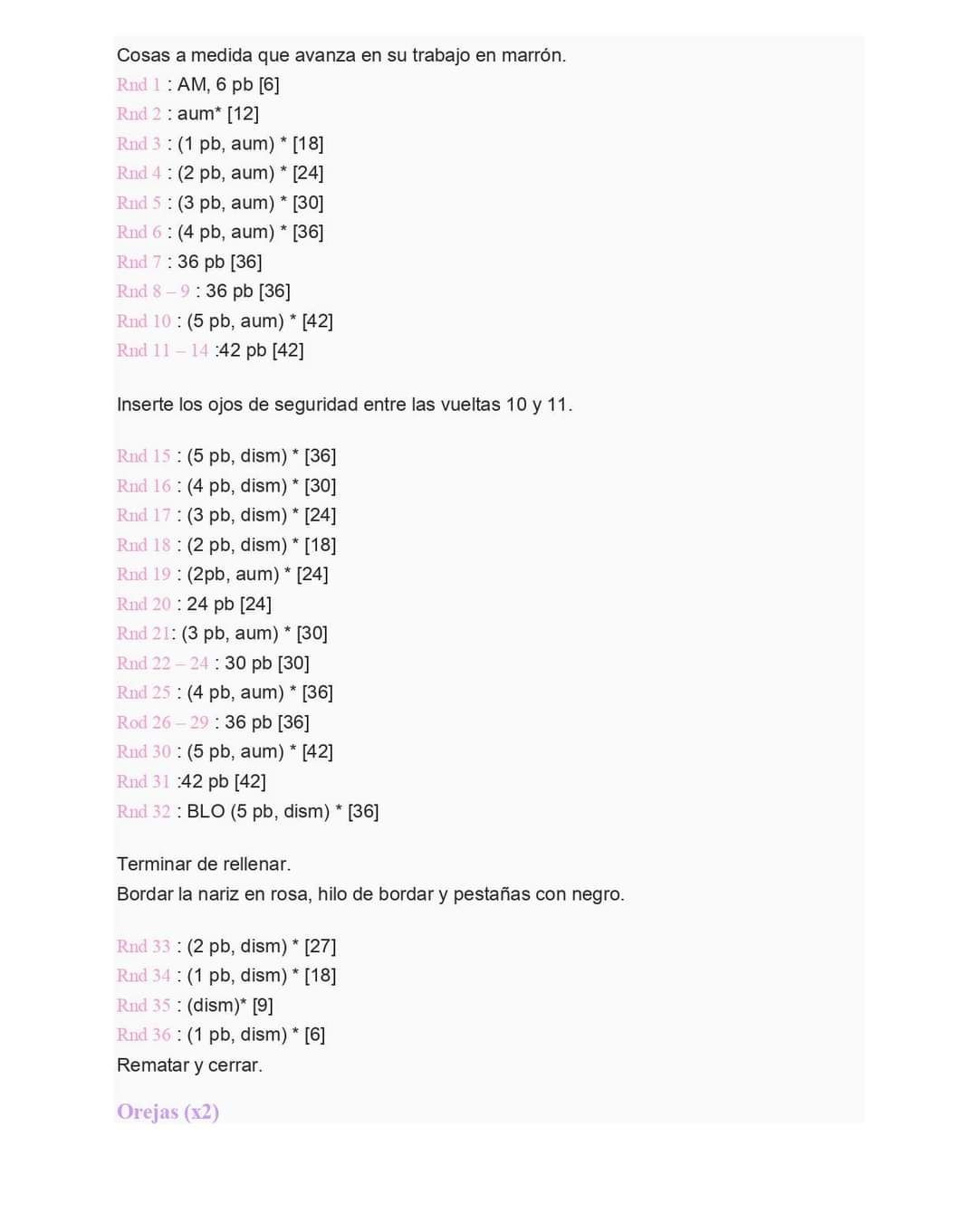 Patrón gratis de amigurumi conejo con zanahoria para principiantes