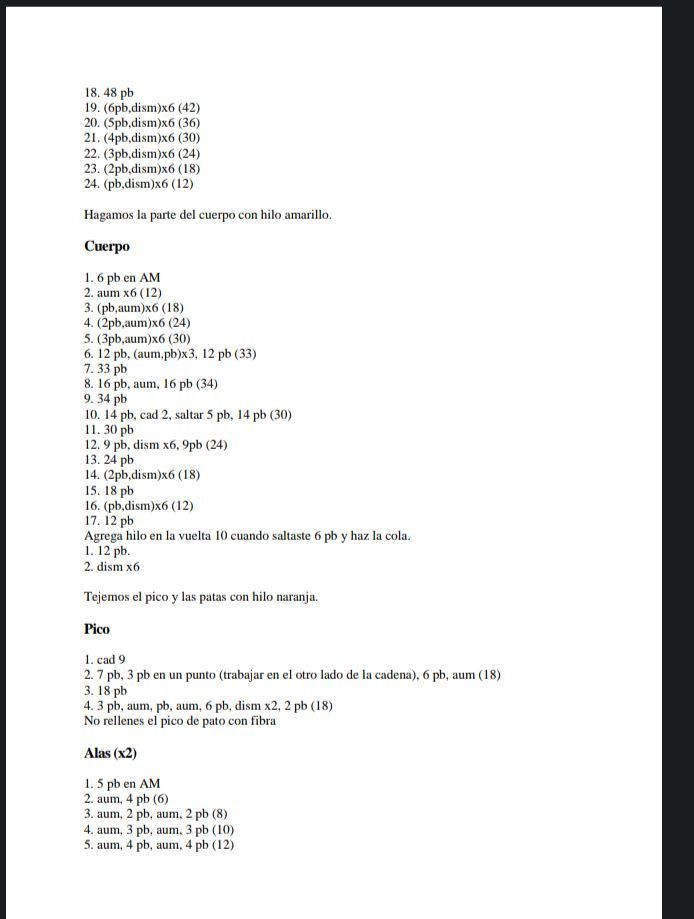 Patrón Gratis de Amigurumi Pato de Verano en la Playa