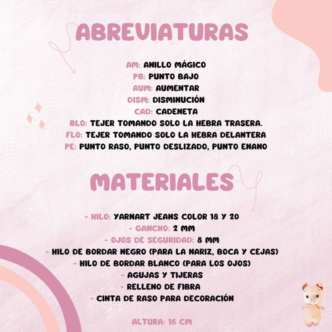 Patrón Gratis de Cerdito Amigurumi para Tejedoras Creativas