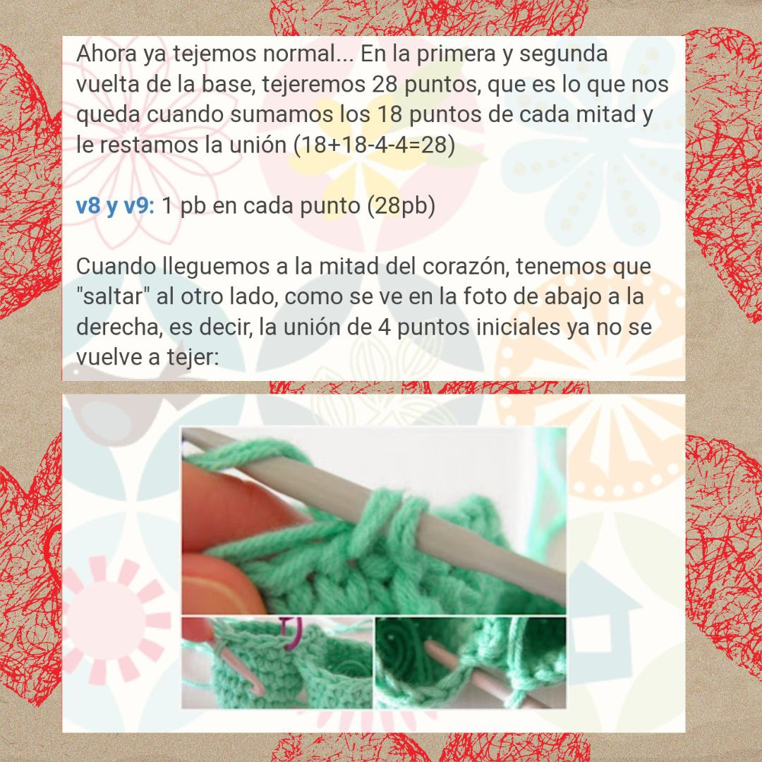 Patrón Gratis para Corazón Amigurumi