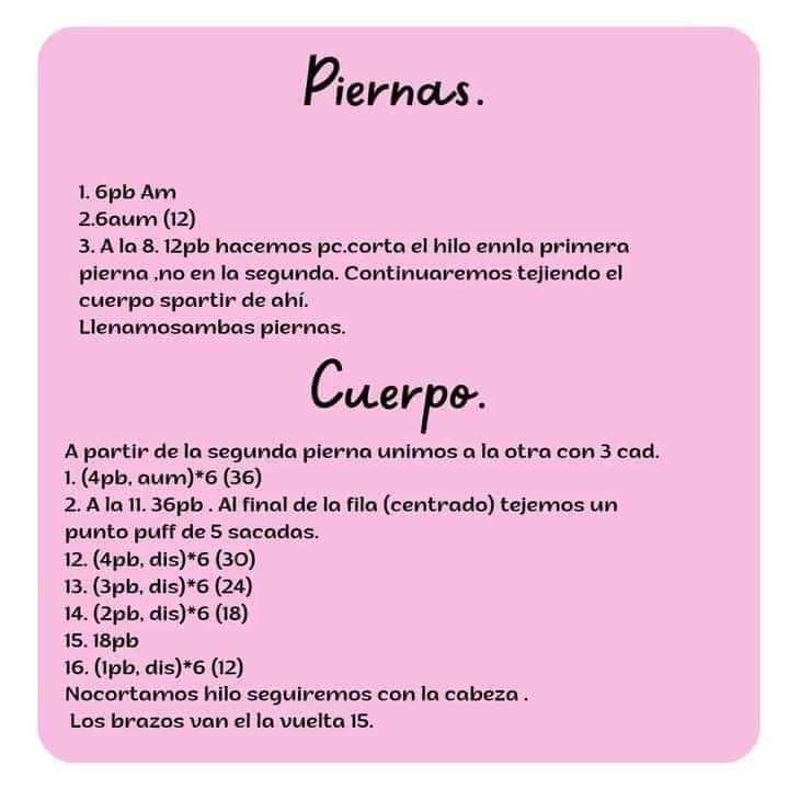 Patrón gratuito para tejer un osito de peluche adorable