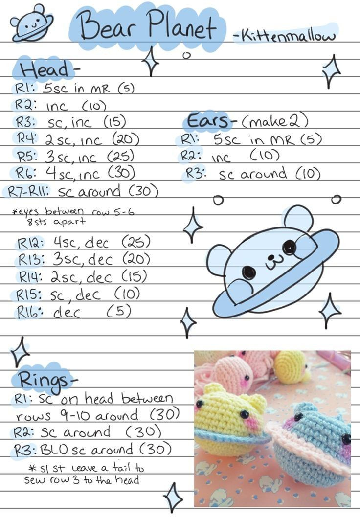 Patrones de Amigurumis Gratis para Principiantes - Parte 2