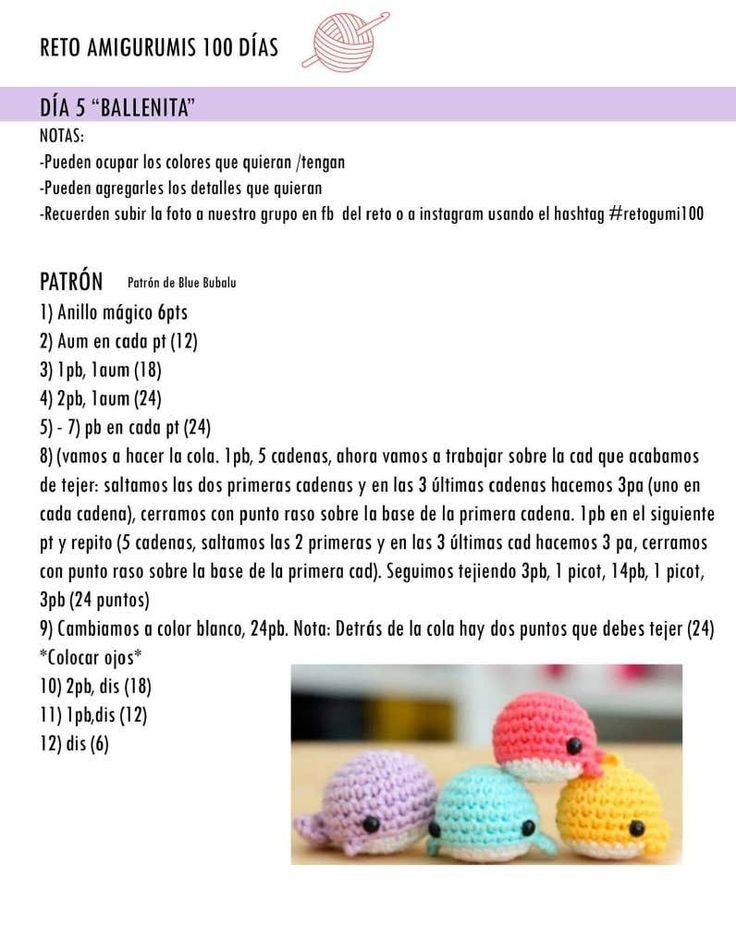 Patrones de Amigurumis Gratis para Principiantes - Parte 2