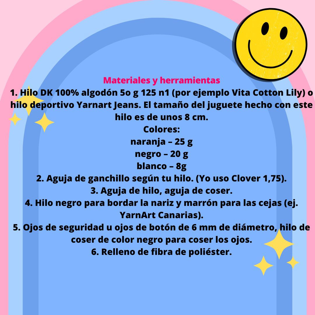 Pequeño tigre amigurumi patrón de crochet detallado y fácil de seguir