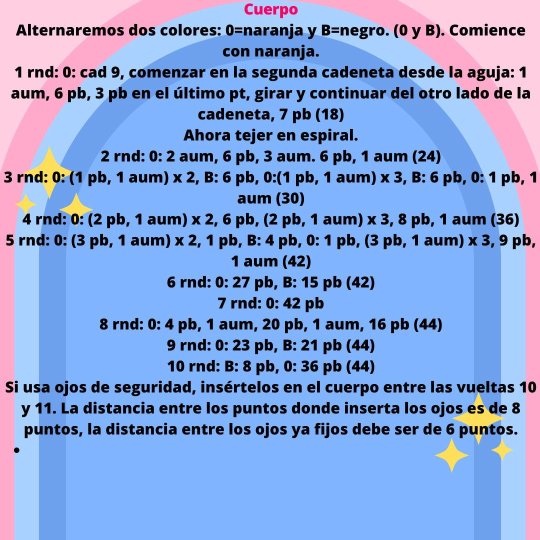 Pequeño tigre amigurumi patrón de crochet detallado y fácil de seguir