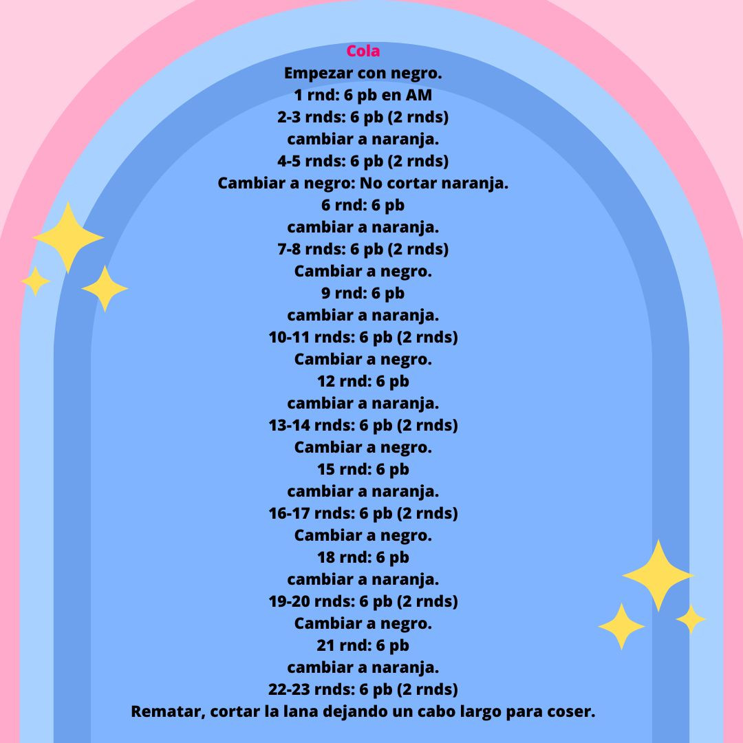 Pequeño tigre amigurumi patrón de crochet detallado y fácil de seguir