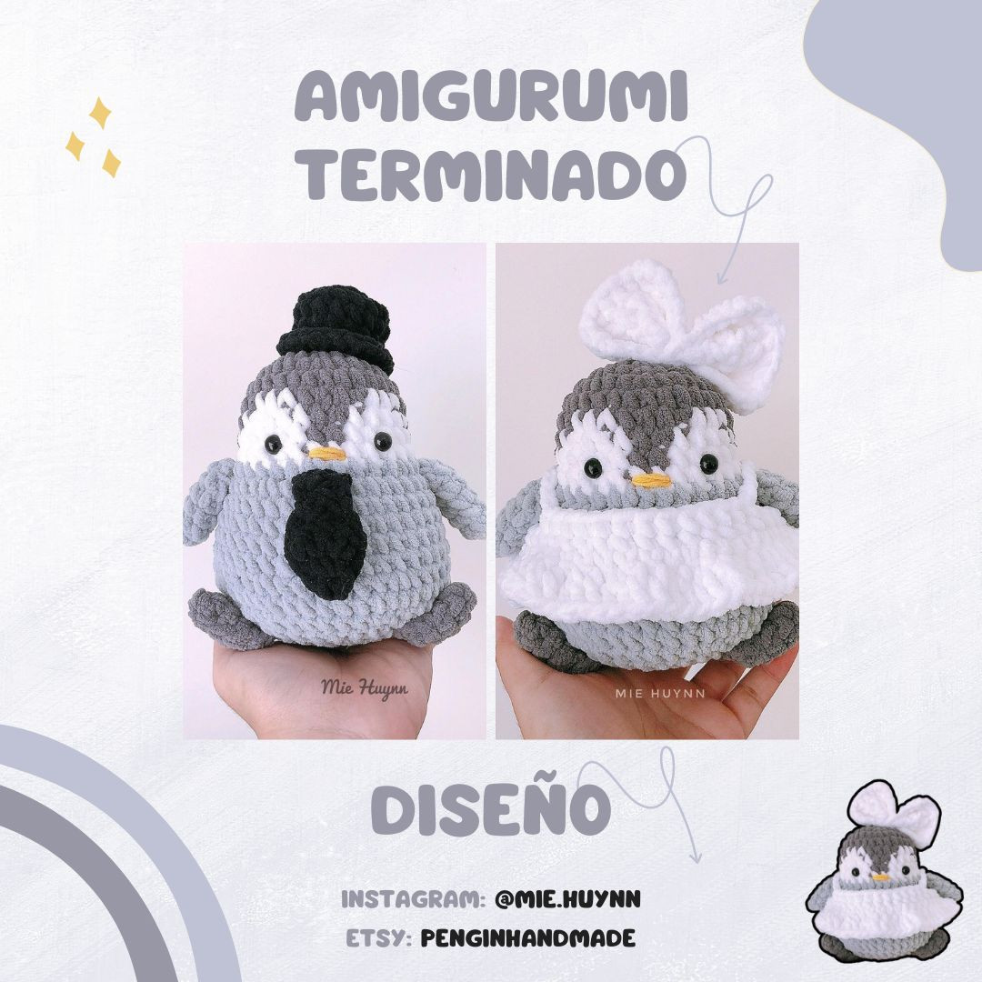 Pingüino Amigurumi: Patrón Gratis para Tejido Creativo
