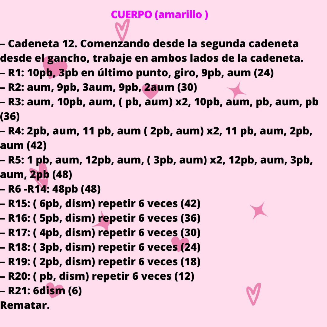 Pollito con Conejo Amigurumi Patrón de Crochet para Principiantes