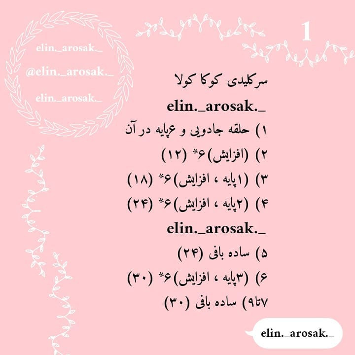 راهنمای بافت رایگان سرکلیدی کوکاکولا